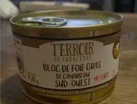 Mängden socker i Bloc de foie gras