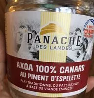 Mängden socker i Axoa de canard au piment d'Espelette, 350g