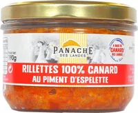 Mängden socker i Rillettes 100% canard  au piment d'Espelette