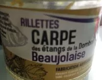 Mängden socker i Rillette carpe des etangs de la dombes beaujolaise