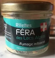 Mängden socker i Rillettes de Féra