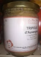 Mängden socker i Tripoux d'Auvergne