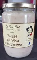 Mängden socker i Poulet au Bleu d'Auvergne