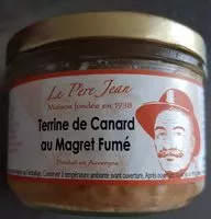 Mängden socker i Terrine de canard au magret fumé