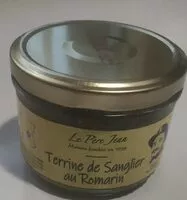 Mängden socker i Terrine de sanglier su romarin