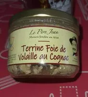 Mängden socker i Terrine foie de volaille au cognac