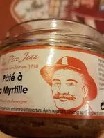 Mängden socker i Pâté à la myrtille
