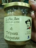 Mängden socker i 4 tripoux d'agneau