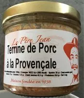 Mängden socker i Terrine de Porc à la Provençale