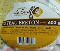 Mängden socker i Gâteau breton