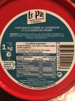 Mängden socker i Choucroute