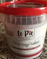 Mängden socker i Choux rouge fermenté