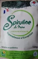 Mängden socker i Spiruline en paillettes