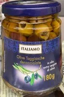 Mängden socker i Olive Taggiasche denocciolate