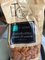 Mängden socker i Cacahuetes piment d'Espelette