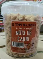 Mängden socker i Noix de Cajou