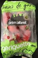 Mängden socker i Fraises Gariguette, Catégorie 1
