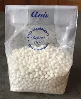 Mängden socker i Les anis de Flavigny