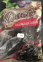 Mängden socker i Pruneaux d’agen