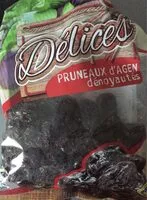 Mängden socker i Pruneau d'agen