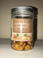 Mängden socker i Noix de cajou caramélisées à la vanille