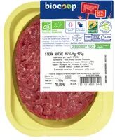 Mängden socker i Steak haché boeuf 15%MG (1) 125g CC