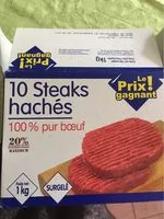 Mängden socker i 10 Steaks hachés