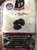 Mängden socker i Pruneaux sans sucres ajoutés