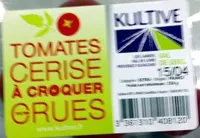Mängden socker i Tomates cerise à croquer crues 250 g