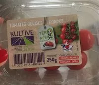 Mängden socker i Tomates cerises rondes