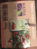 Mängden socker i Tomate cerise allonge