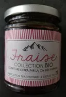 Mängden socker i Fraise collection bio - confiture extra