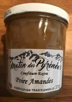 Mängden socker i Confiture poire amande