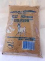 Mängden socker i Massalé bourbon