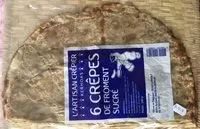 Mängden socker i 6 CRÊPES DE FROMENT SUCRÉ
