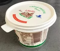 Mängden socker i Crème fraiche épaisse