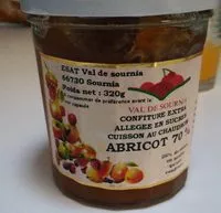 Mängden socker i Confiture extra allégée en sucres cuisson au chaudron
