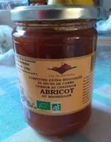 Mängden socker i ABRICOT du Roussillon, extra biologique