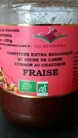 Mängden socker i Confiture extra biologique au sucre de canne