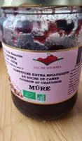 Mängden socker i Confiture de mûres