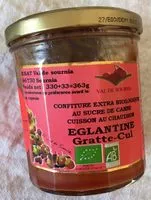 Mängden socker i Confiture Eglantine gratte-cul