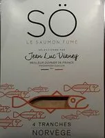 Mängden socker i Sö Le Saumon Fumé par Jean Luc Vianey