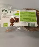 Mängden socker i Galettes de riz bio au chocolat noir