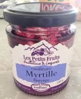 Mängden socker i Confiture myrtille sauvage