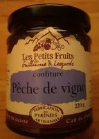 Mängden socker i Confiture Pêche de vigne