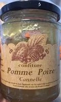 Mängden socker i Confiture Pomme Poire Cannelle