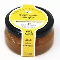 Mängden socker i Les Folies Fromages - Quince Apple Jelly for Roquefort, 4.2oz (120g)