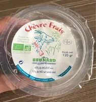 Mängden socker i Chèvre frais