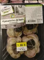 Mängden socker i Paupiettes de lapin à la moutarde