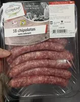 Mängden socker i 18 chipolatas sans colorant